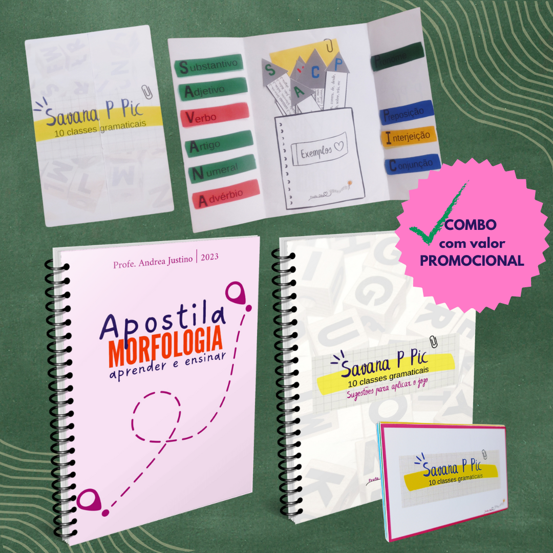 COMBO AJE: Apostila + Jogo + Encarte + Suporte | SAVANA P PIC